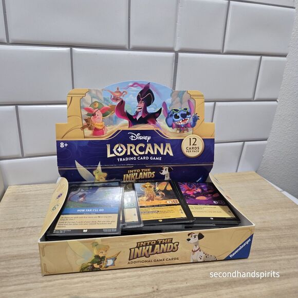 Disney Lorcana - Into the Inklands OPEN Booster Box OPEN Packs -Read Description - Picture 2 of 8